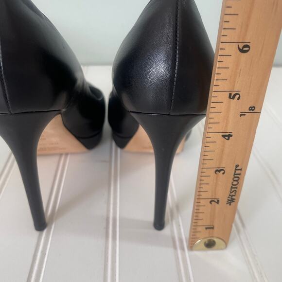 Saks Fifth Avenue Angie Black Pump Heels Stiletto Made in Italy Size Women's 10 - Picture 5 of 10